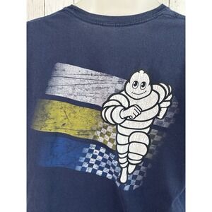 Michelin T-shirt Vintage Navy Size S Michelin Man